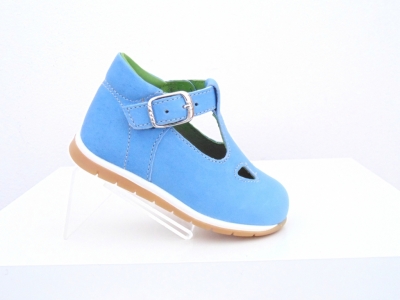 Pantofi copii Lui.Gi, cod 3P24, seria SONIA, azur, piele naturala