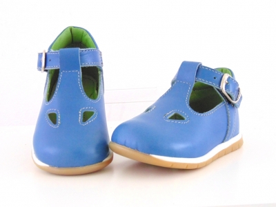 Pantofi copii Lui.Gi, cod 3P28, seria SONIA, azur, piele naturala