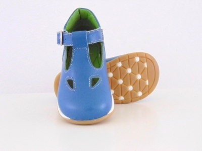 Pantofi copii Lui.Gi, cod 3P28, seria SONIA, azur, piele naturala