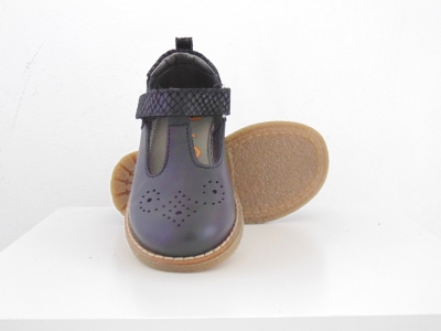 Pantofi copii fete Lui.Gi, cod 6P262, seria SARA, negru, piele naturala