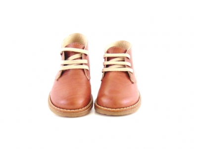Ghete copii Lui Shoes, cod 3G1481, seria CREP, maro deschis, piele naturala