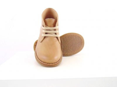 Ghete copii Lui Shoes, cod 3G1483, seria CREP, bej, piele naturala