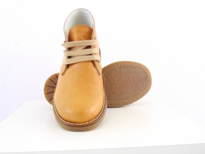 Ghete copii Lui Shoes, cod 3G1486, seria CREP, maro deschis, piele naturala
