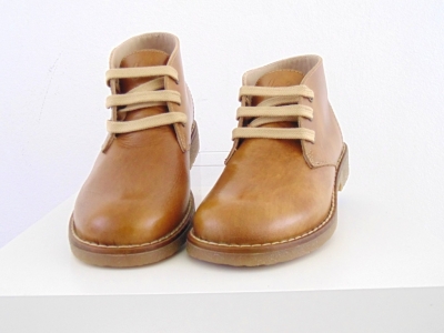 Ghete copii Lui Shoes, cod 3G1488, seria CREP, maro deschis, piele naturala