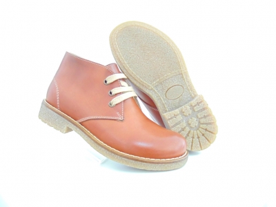 Ghete copii Lui Shoes, cod 3G1503, seria CREP, maro, piele naturala