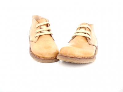 Ghete copii Lui Shoes, cod 3G1506, seria CREP, maro deschis, piele naturala
