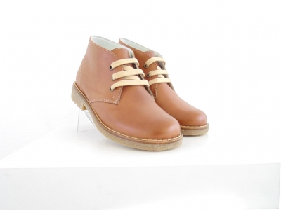 Ghete copii Lui Shoes, cod 3G1508, seria CREP, maro, piele naturala