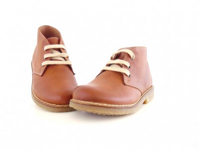 Ghete copii Lui Shoes, cod 3G1522, seria CREP, maro, piele naturala