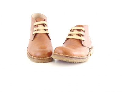 Ghete copii Lui Shoes, cod 3G1525, seria CREP, maro deschis, piele naturala