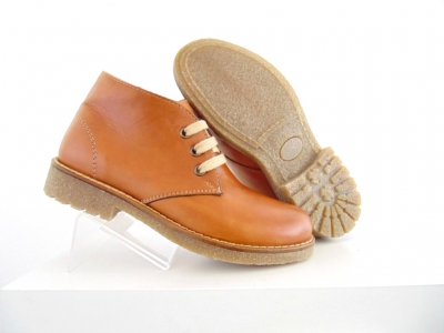 Ghete copii Lui Shoes, cod 3G1527, seria CREP, maro deschis, piele naturala