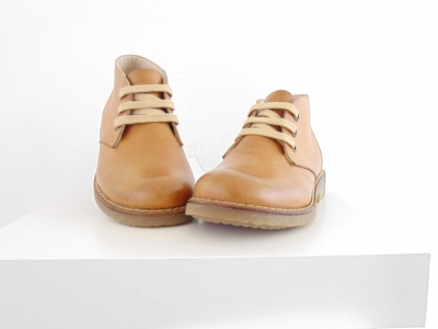 Ghete copii Lui Shoes, cod 3G1528, seria CREP, maro deschis, piele naturala