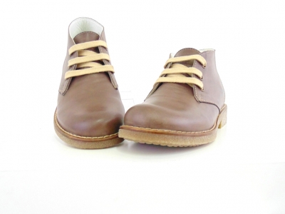 Ghete copii Lui Shoes, cod 3G1535, seria CREP, maro, piele naturala