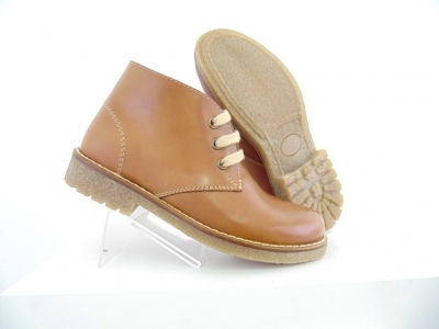 Ghete copii Lui Shoes, cod 3G1541, seria CREP, maro, piele naturala