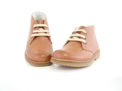 Ghete copii Lui Shoes, cod 3G1542, seria CREP, maro deschis, piele naturala