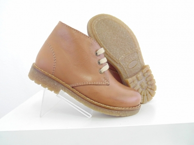 Ghete copii Lui Shoes, cod 3G1542, seria CREP, maro deschis, piele naturala