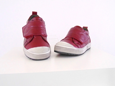 Pantofi sport copii Lui Shoes, cod 3A563, seria PUPPY, bordo, piele naturala