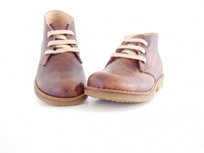 Ghete copii Lui Shoes, cod 3G1549, seria CREP, maro, piele naturala