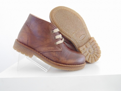 Ghete copii Lui Shoes, cod 3G1549, seria CREP, maro, piele naturala