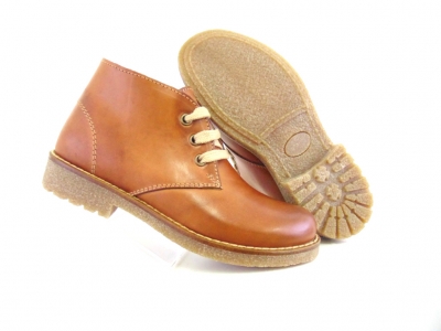 Ghete copii Lui Shoes, cod 3G1558, seria CREP, maro deschis, piele naturala