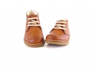 Ghete copii Lui Shoes, cod 3G1564, seria CREP, maro, piele naturala