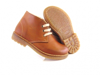 Ghete copii Lui Shoes, cod 3G1564, seria CREP, maro, piele naturala