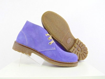 Ghete femei Lui Shoes, cod 2G787, seria CREP, mov, piele naturala