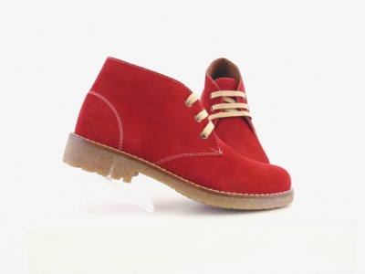 Ghete femei Lui Shoes, cod 2G809, seria CREP, bordo, piele naturala