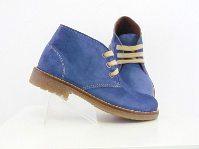 Ghete copii Lui Shoes, cod 3G1582, seria CREP, albastru, piele naturala