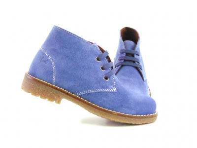 Ghete copii Lui Shoes, cod 3G1588, seria CREP, albastru, piele naturala