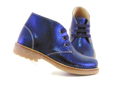 Ghete copii fete Lui Shoes, cod 6G124, seria CREP, bleumarin, piele naturala