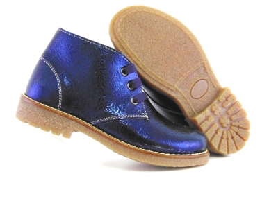 Ghete copii fete Lui Shoes, cod 6G124, seria CREP, bleumarin, piele naturala