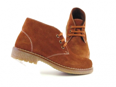 Ghete copii Lui Shoes, cod 3G1592, seria CREP, maro, piele naturala