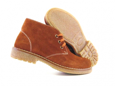 Ghete copii Lui Shoes, cod 3G1592, seria CREP, maro, piele naturala