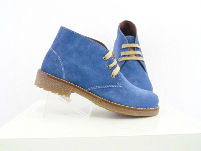 Ghete copii Lui Shoes, cod 3G1610, seria CREP, albastru, piele naturala