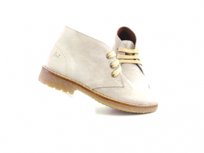 Ghete copii Lui Shoes, cod 3G1614, seria CREP, gri deschis, piele naturala