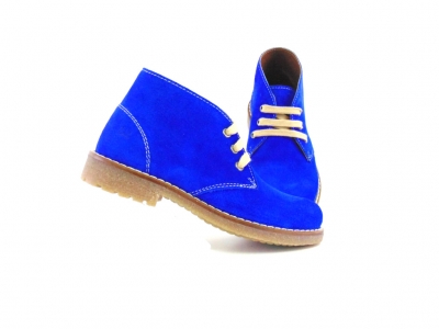 Ghete copii Lui Shoes, cod 3G1616, seria CREP, albastru, piele naturala