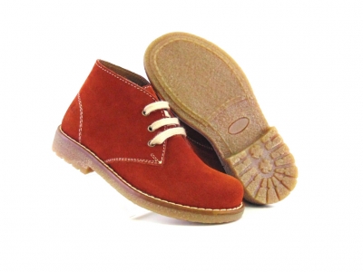 Ghete copii Lui Shoes, cod 3G1635, seria CREP, maro, piele naturala