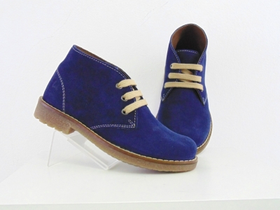 Ghete copii Lui Shoes, cod 3G1644, seria CREP, albastru, piele naturala