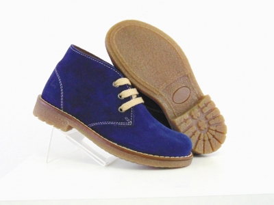 Ghete copii Lui Shoes, cod 3G1644, seria CREP, albastru, piele naturala