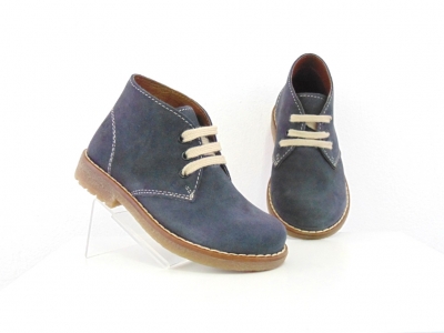 Ghete copii Lui Shoes, cod 3G1664, seria CREP, gri, piele naturala