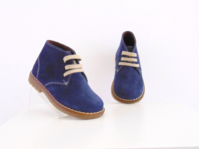 Ghete copii Lui Shoes, cod 3G1679, seria CREP, bleumarin, piele naturala