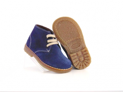 Ghete copii Lui Shoes, cod 3G1679, seria CREP, bleumarin, piele naturala