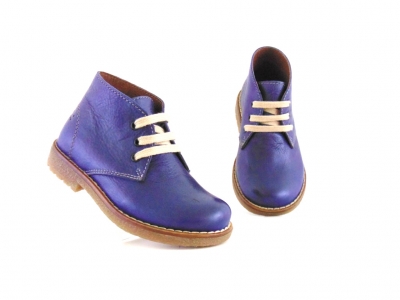 Ghete copii Lui Shoes, cod 3G1680, seria CREP, albastru, piele naturala