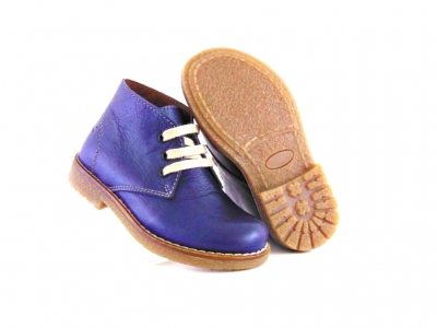 Ghete copii Lui Shoes, cod 3G1680, seria CREP, albastru, piele naturala