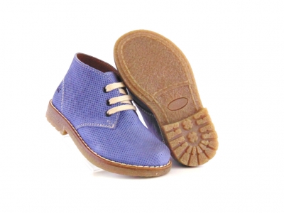 Ghete copii Lui Shoes, cod 3G1681, seria CREP, albastru, piele naturala