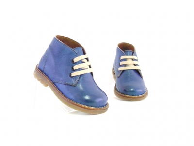 Ghete copii Lui Shoes, cod 3G1695, seria CREP, albastru, piele naturala