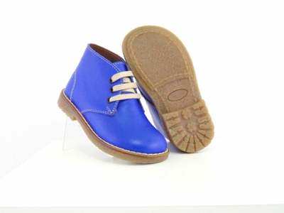 Ghete copii Lui Shoes, cod 3G1708, seria CREP, albastru, piele naturala