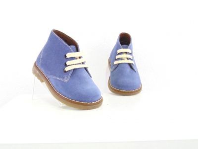 Ghete copii Lui Shoes, cod 3G1715, seria CREP, albastru, piele naturala