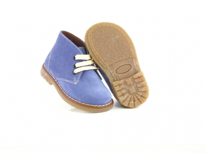 Ghete copii Lui Shoes, cod 3G1715, seria CREP, albastru, piele naturala