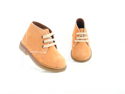 Ghete copii Lui Shoes, cod 3G1719, seria CREP, portocaliu, piele naturala